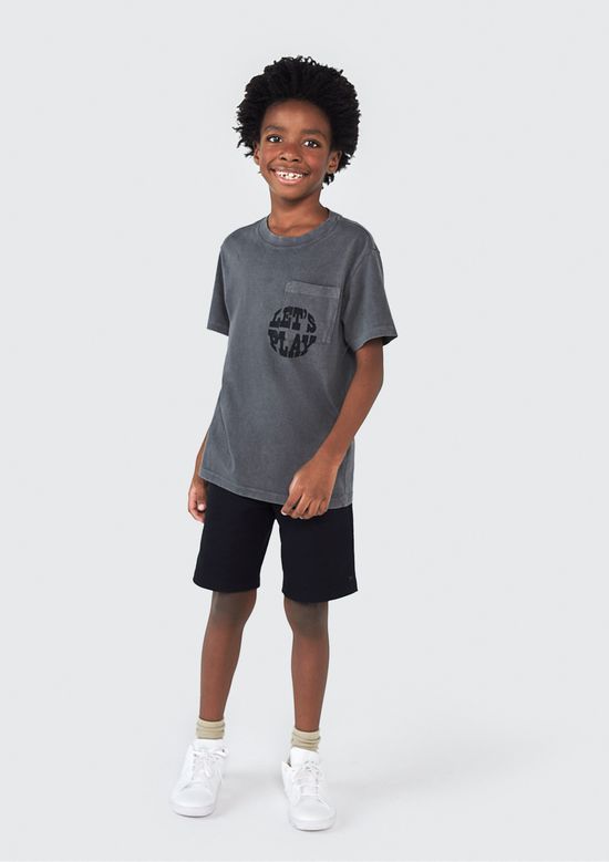 Foto do produto: Camiseta Infantil Menino Regular - Cinza