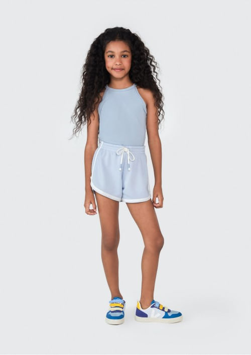 Foto do produto: Shorts Infantil Menina - Azul