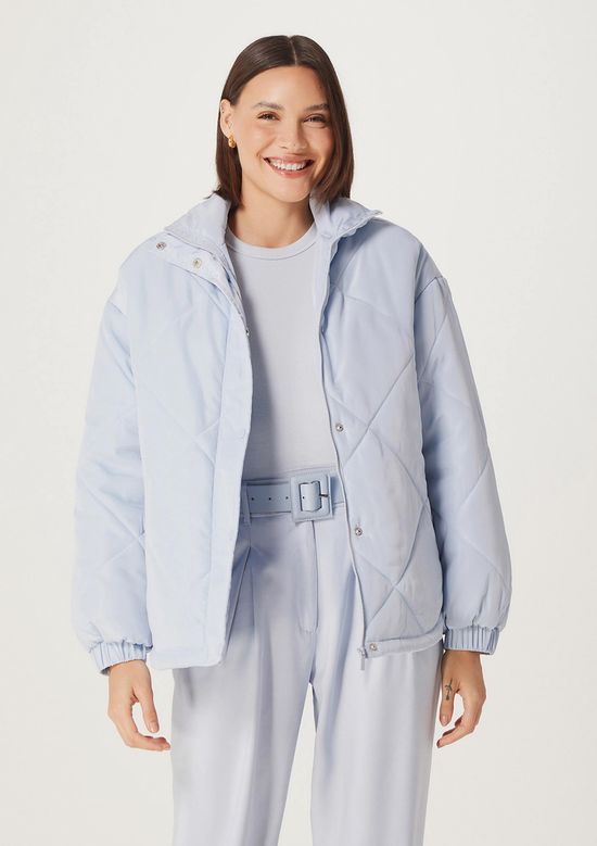 Foto do produto: Jaqueta Puffer Feminina Oversized - Azul