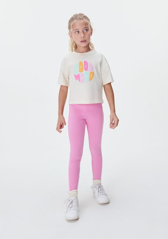 Foto do produto: Calça Legging Básica Infantil Menina Tradicional - Rosa