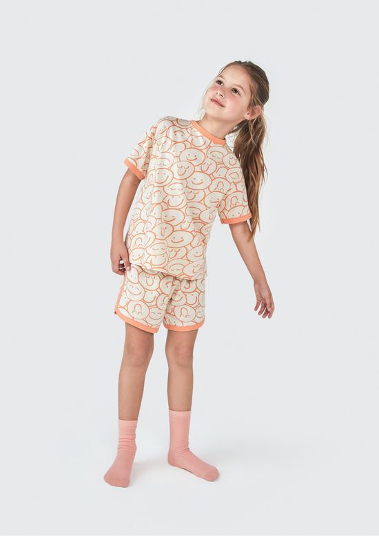 Foto do produto: Pijama Infantil Unissex Estampado - Laranja