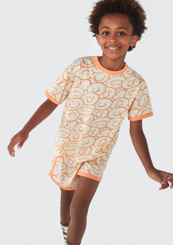 Foto do produto: Pijama Infantil Unissex Estampado - Laranja