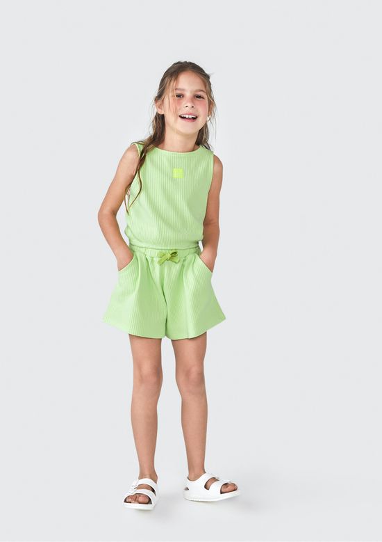 Foto do produto: Conjunto Curto Infantil Menina - Verde