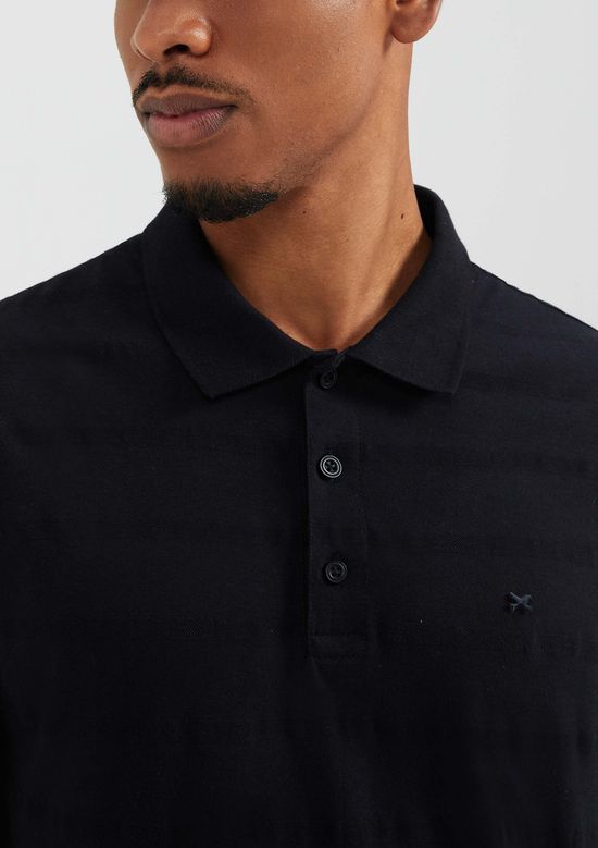 Foto do produto: Camisa Polo Masculina Manga Curta Com Bordado - Preto