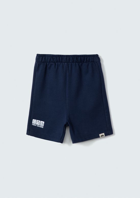 Foto do produto: Shorts Básico Infantil Menino Toddler Com Estampa - Azul