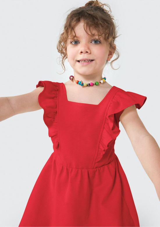 Foto do produto: Vestido Infantil Toddler - Vermelho