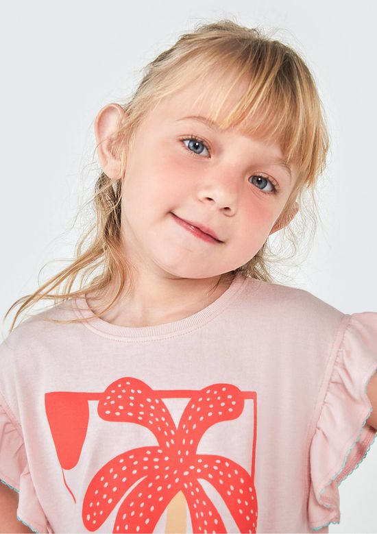 Foto do produto: Conjunto Curto Infantil Menina Toddler - Rosa