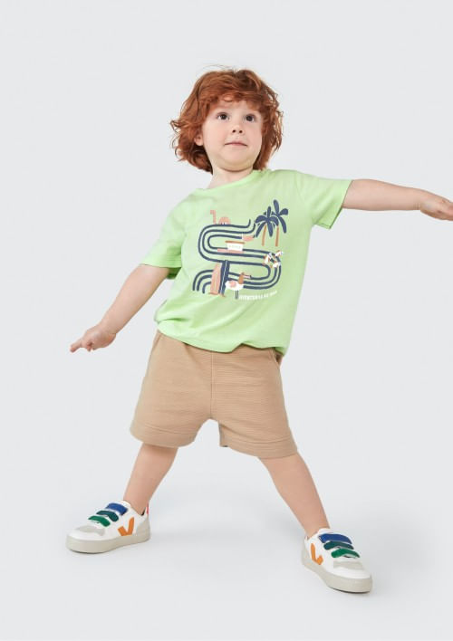 Foto do produto: Camiseta Infantil Menino Toddler Com Estampa - Verde