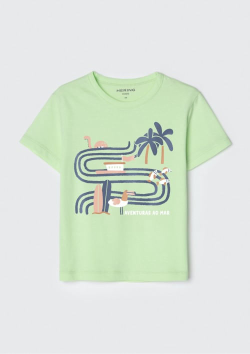 Foto do produto: Camiseta Infantil Menino Toddler Com Estampa - Verde