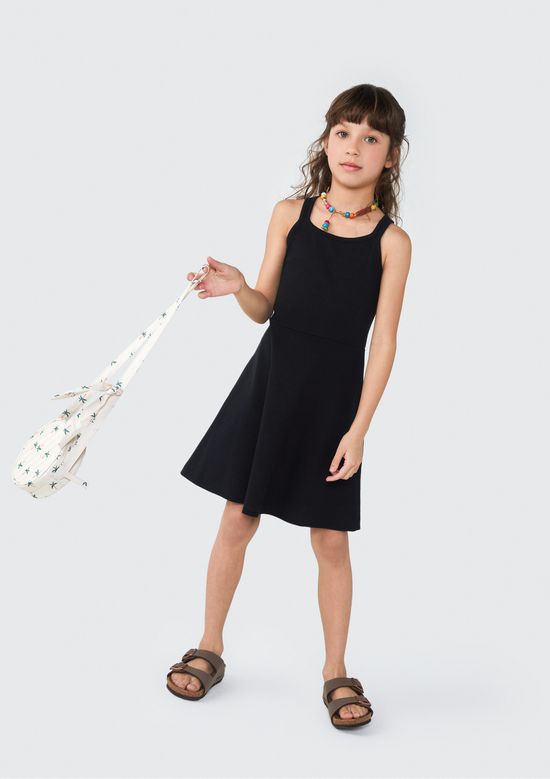 Foto do produto: Vestido Curto Infantil - Preto