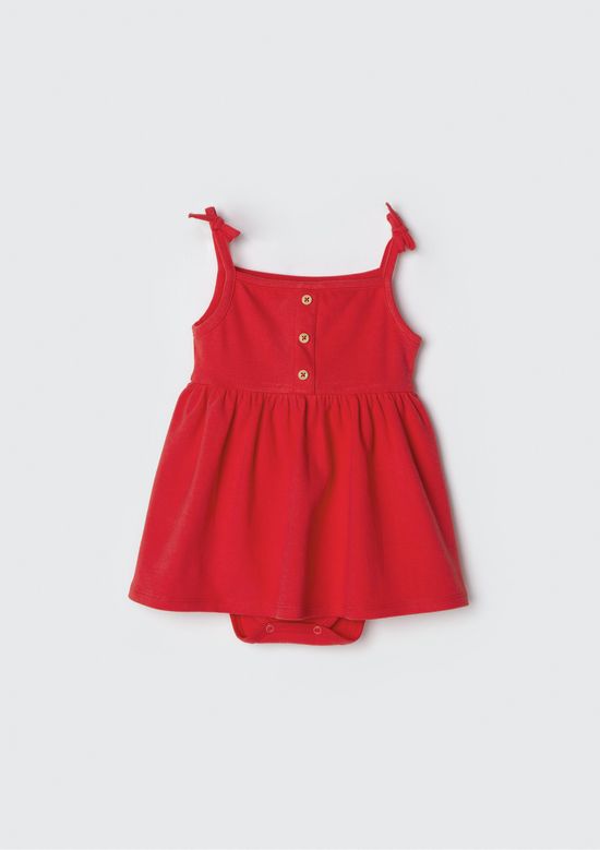 Foto do produto: Vestido Body Bebê de Alcinha - Vermelho