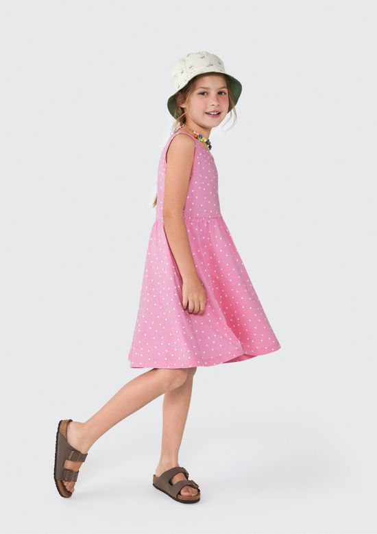 Foto do produto: Vestido Curto Infantil Estampado - Rosa