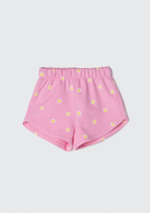 Foto do produto: Shorts Infantil Menina Toddler Estampado - Rosa