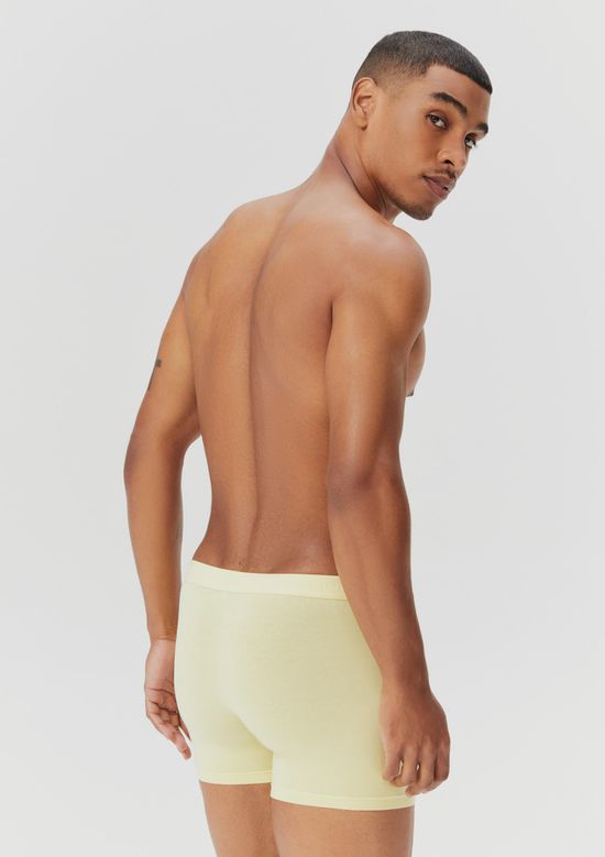 Foto do produto: Cueca Boxer Com elástico Personalizado - Amarelo