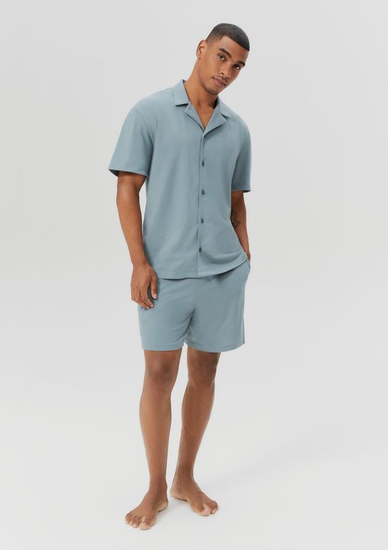 Foto do produto: Pijama Curto Masculino Comfort - Azul