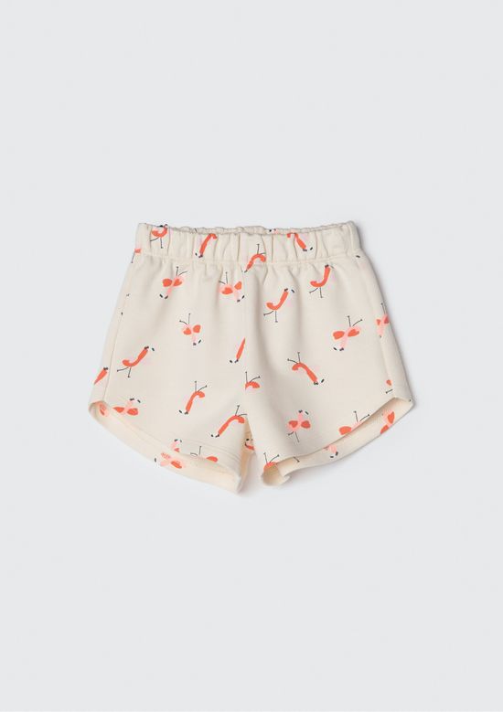 Foto do produto: Shorts Infantil Menina Toddler Estampado - Bege