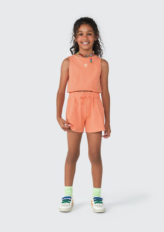 Foto do produto: Conjunto Curto Infantil Menina - Laranja