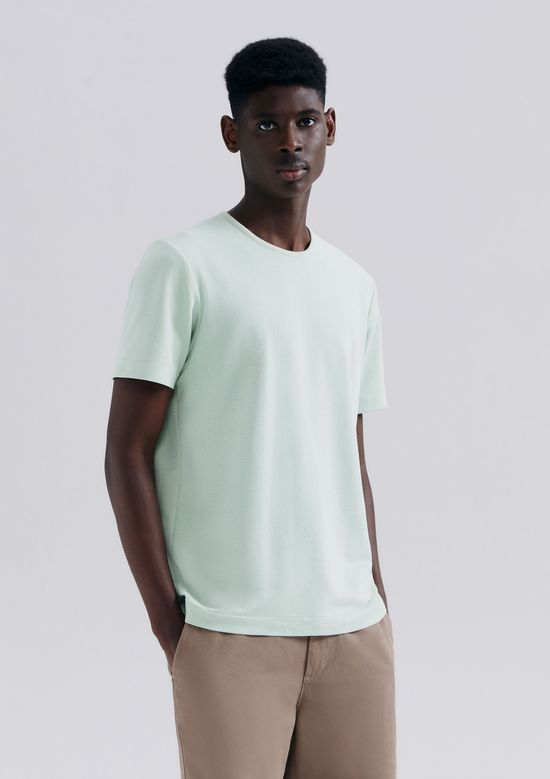 Foto do produto: Camiseta Masculina Comfort Texturizada - Verde