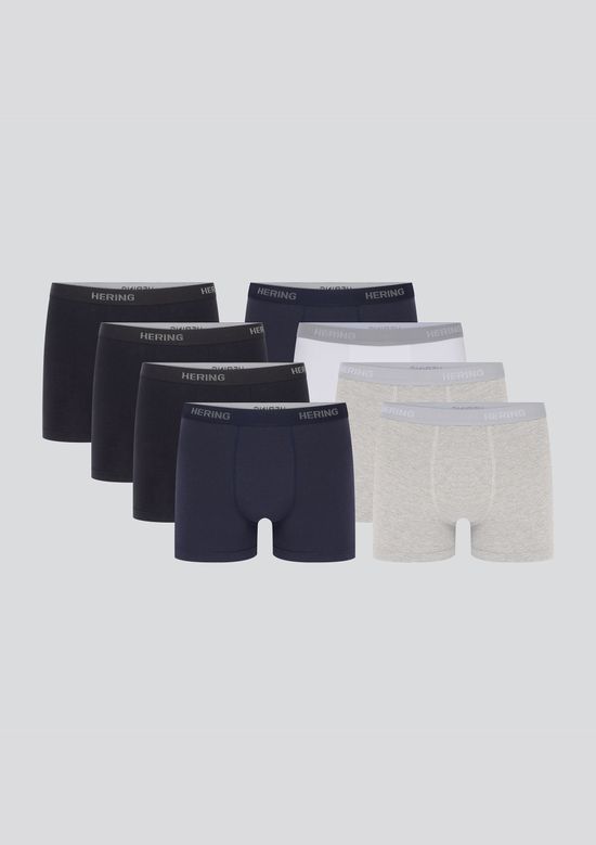 Foto do produto: Kit 8 Cuecas Boxer Masculinas - Multicolorido