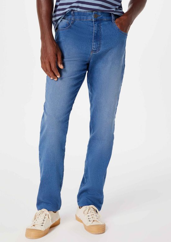 Foto do produto: Calça Jeans Masculina Slim Soft Touch - Azul