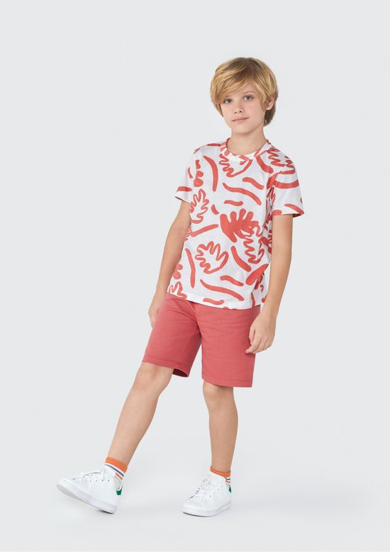 Foto do produto: Conjunto Curto Infantil Menino Comfort - Off white