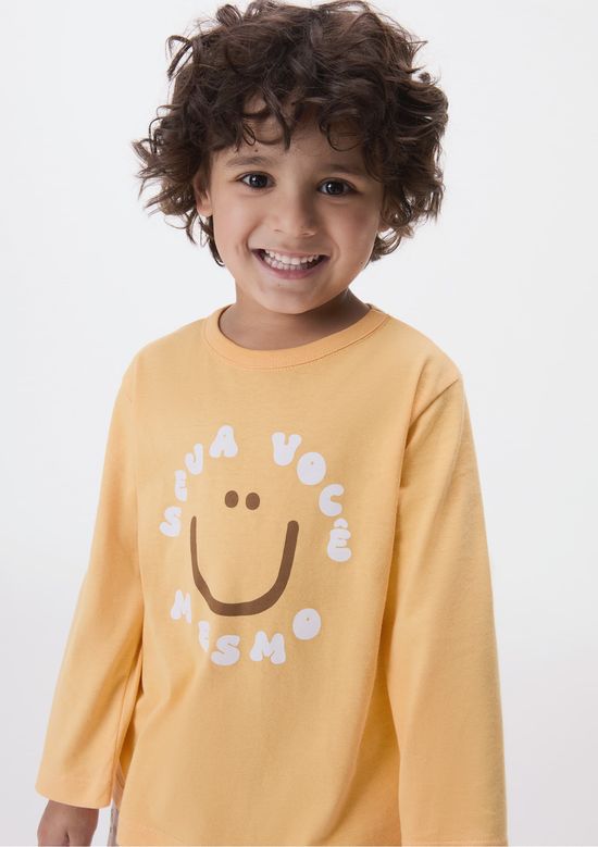 Foto do produto: Camiseta Infantil Menino Toddler - Laranja