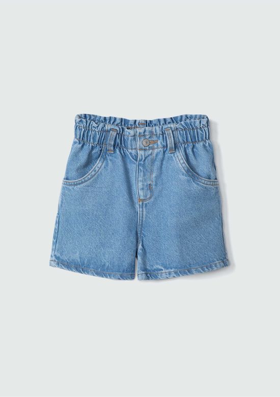 Foto do produto: Shorts Jeans Infantil Menina Toddler Clochard - Azul