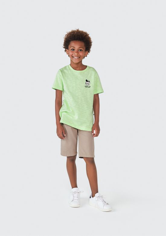 Foto do produto: Camiseta Infantil Menino Estampada Flamê - Verde