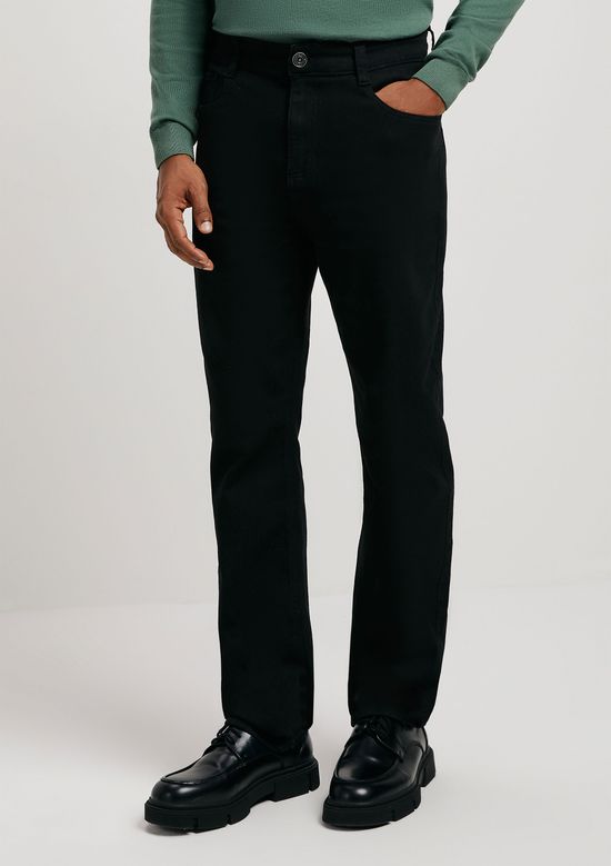 Foto do produto: Calça Jeans Masculina Reta Soft Touch - Preto