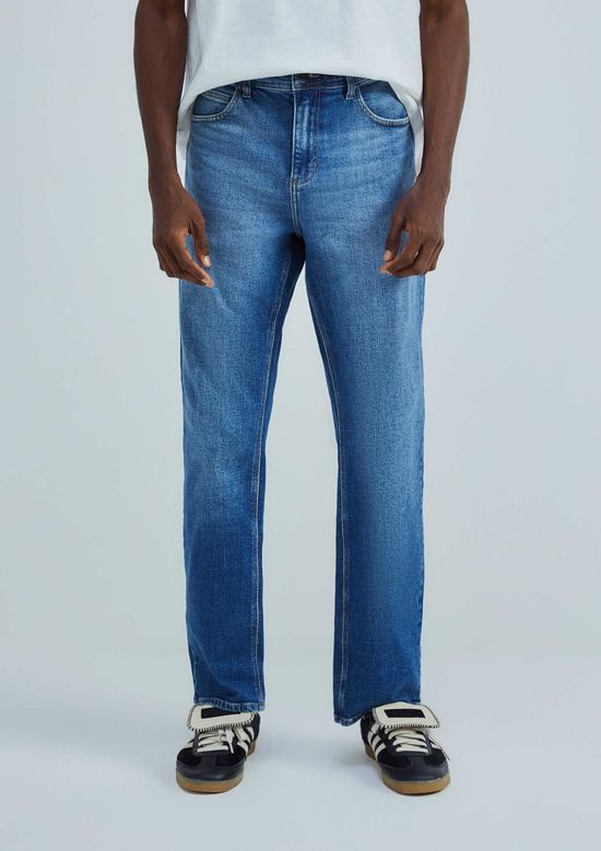 Foto do produto: Calça Jeans Masculina Reta - Azul