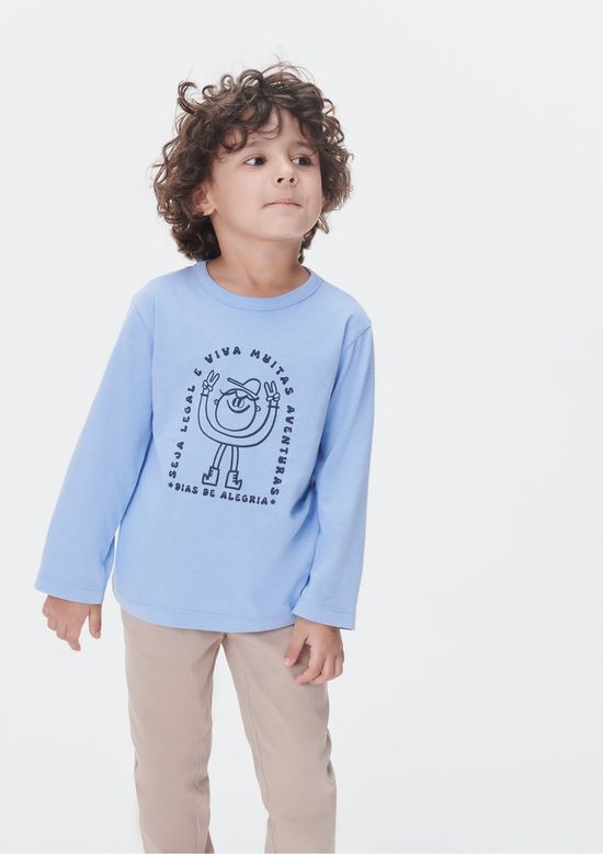 Foto do produto: Camiseta Infantil Menino Toddler - Azul