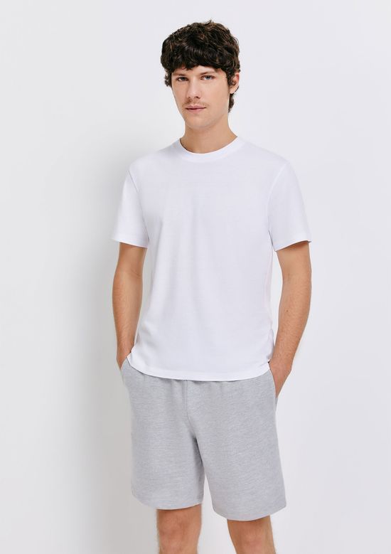 Foto do produto: Pijama Curto Masculino Comfort - Branco