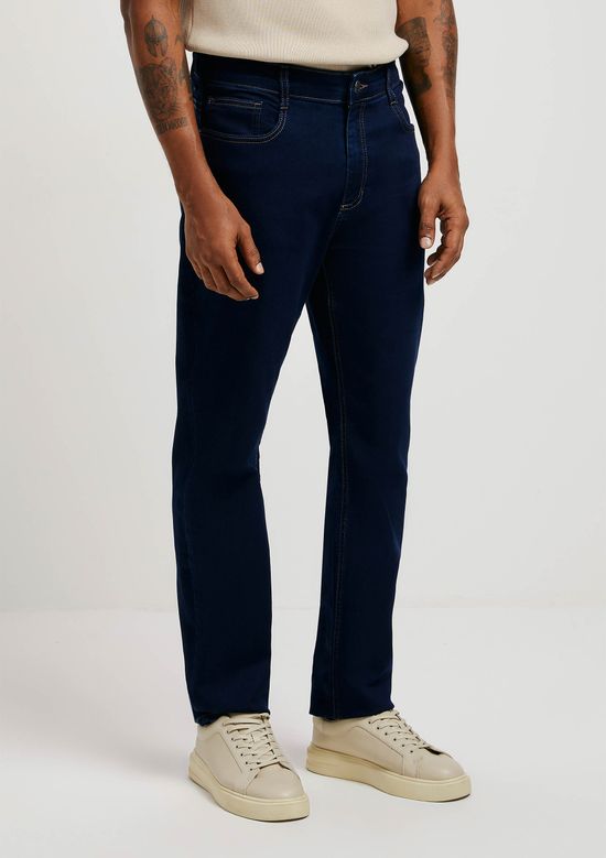 Foto do produto: Calça Jeans Masculina Reta Soft Touch - Azul