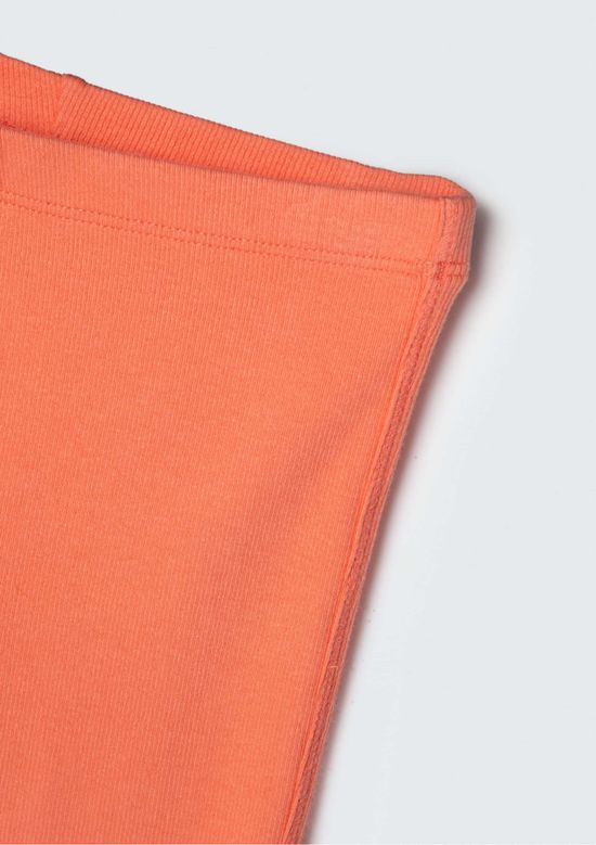 Foto do produto: Calça Básica Legging Infantil Toddler Em Ribana - Laranja