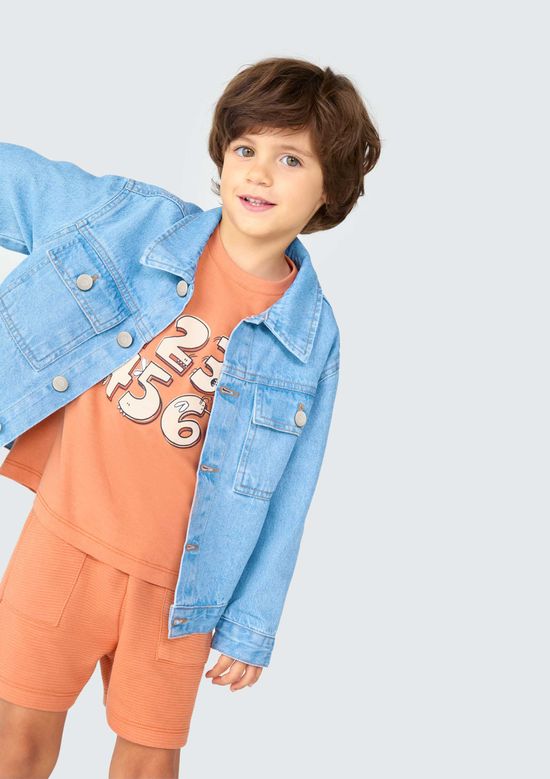 Foto do produto: Jaqueta Jeans Infantil Unissex - Azul