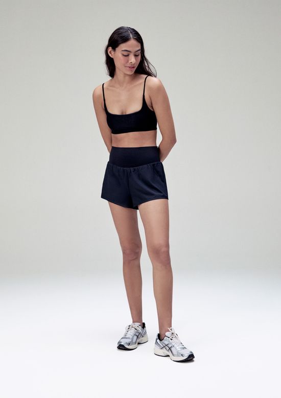 Foto do produto: Shorts Esportivo Feminino Secagem Rápida - Preto