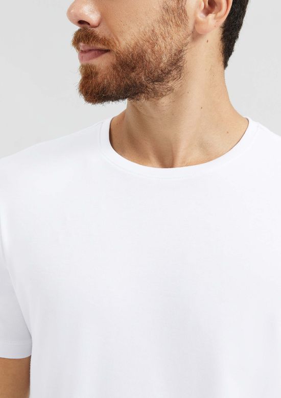 Foto do produto: Camiseta Masculina Manga Curta Super Cotton Pima - Branco