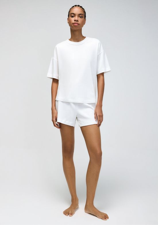 Foto do produto: Pijama Curto Feminino Em Interlock - Off white