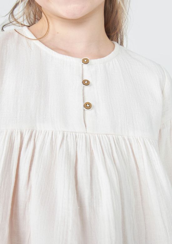 Foto do produto: Blusa Infantil Menina Manga Longa - Off white