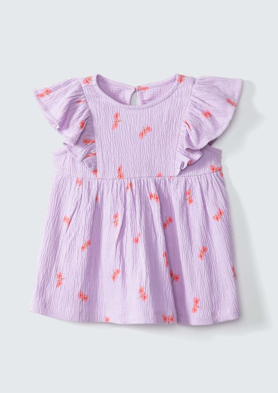 Foto do produto: Blusa Infantil Menina Toddler Estampada - Roxo