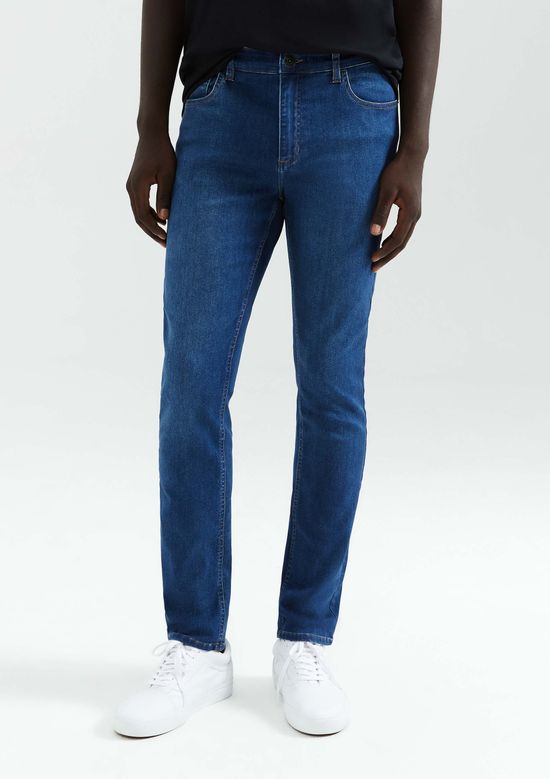 Foto do produto: Calça Jeans Masculina Skinny Soft Touch - Azul