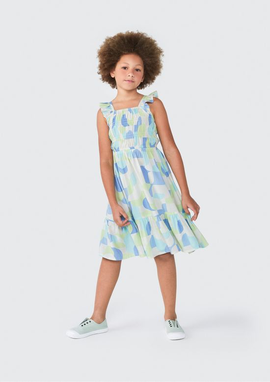 Foto do produto: Vestido Curto Infantil - Azul