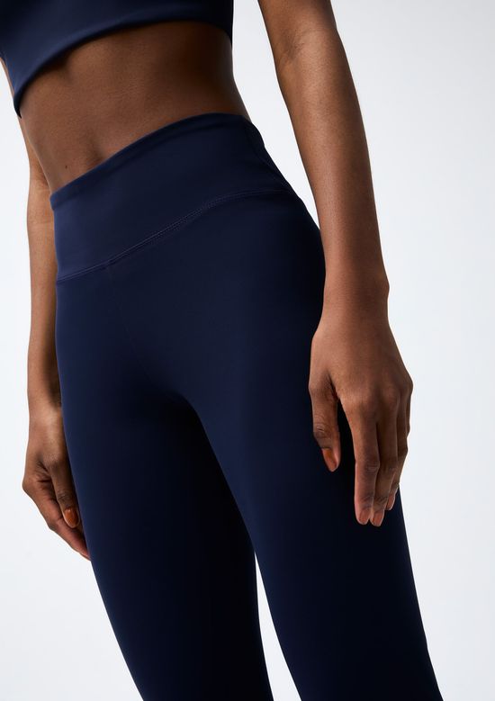 Foto do produto: Calça Legging Esportiva Feminina Com Fio Lycra - Azul