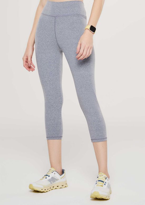 Foto do produto: Calça Legging Esportiva Feminina 7/8 Com Proteção UV 50+ - Cinza