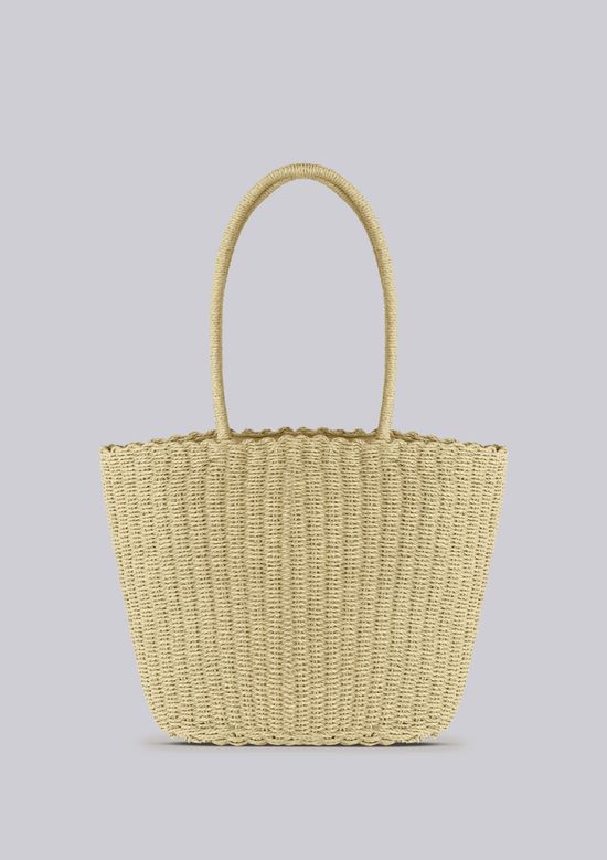 Foto do produto: Bolsa Tote Feminina De Palha - Creme