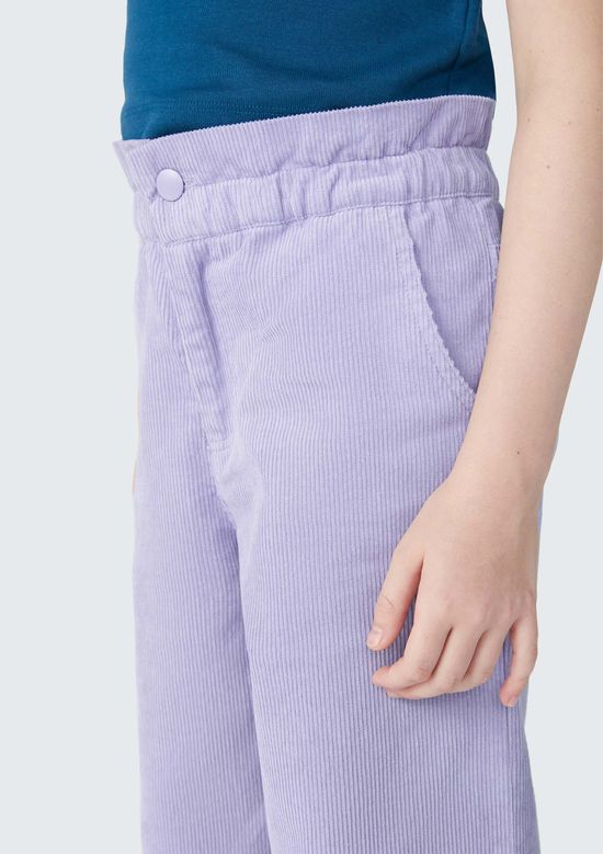 Foto do produto: Calça Infantil Menina Clochard Em Veludo - Roxo