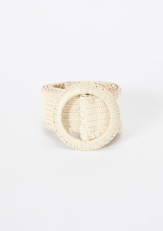 Foto do produto: Cinto Feminino De Palha - Creme