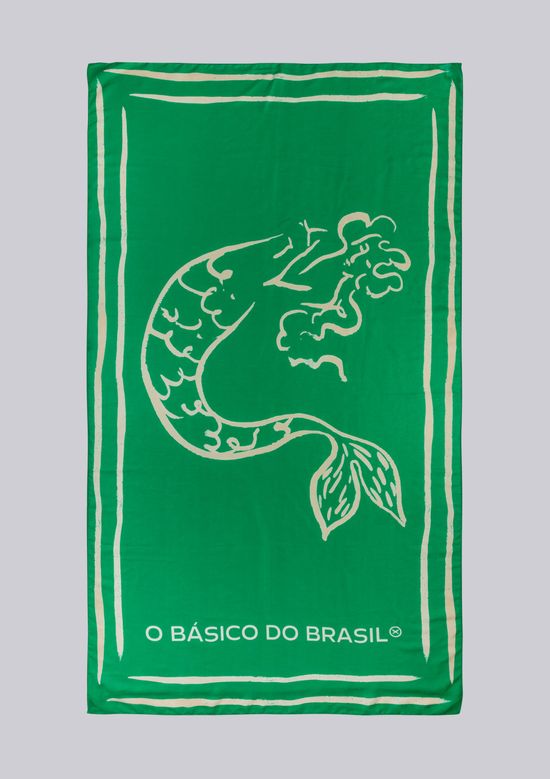 Foto do produto: Canga Estampada + Bolsa - Verde