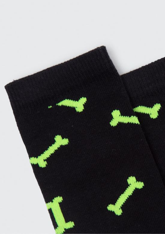 Foto do produto: Kit Com 2 Pares de Meia Infantil Unissex - Multicolorido