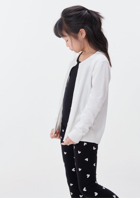 Foto do produto: Cardigan Infantil Menina Em Tricô - Off white